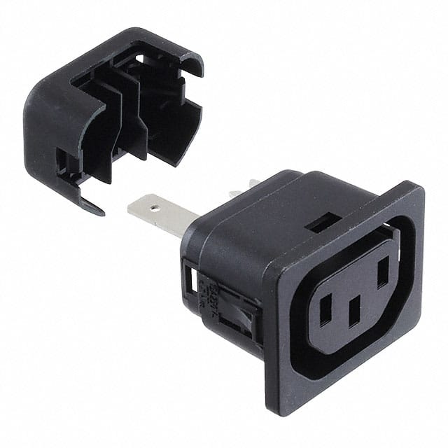 6610.1354.03 PWR ENT RCPT IEC320-2-2F PNL IDC