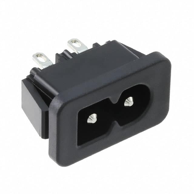 6160.0145 2579, IEC APPLIANCE INLET C8P, 7