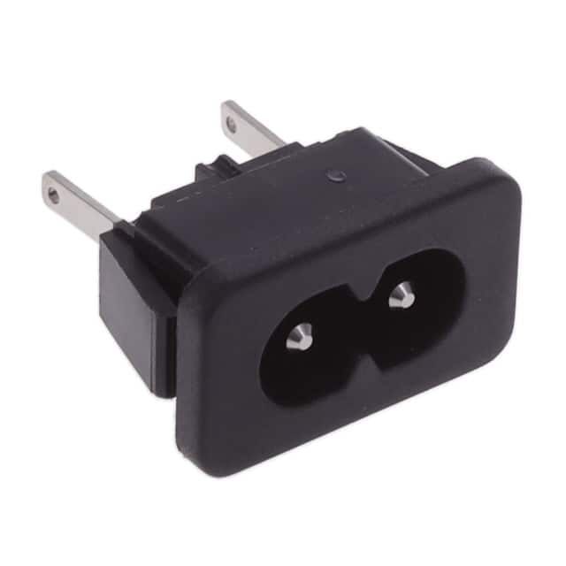 6163.0016 PWR ENT RCPT IEC320-C8 PANEL QC