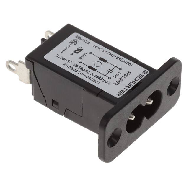 5008.0022 PWR ENT RCPT IEC320-C8 PNL SLDR