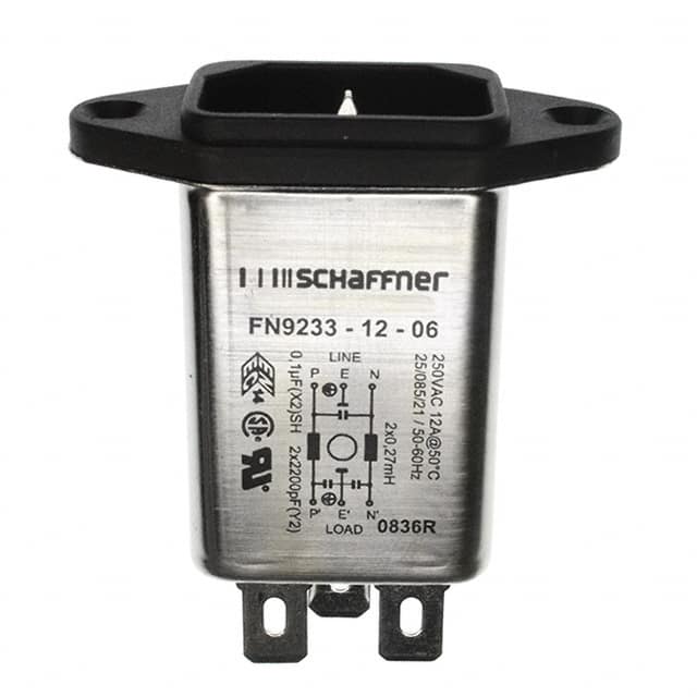 FN9233-12-06 PWR ENT RCPT IEC320-C14 PANEL QC