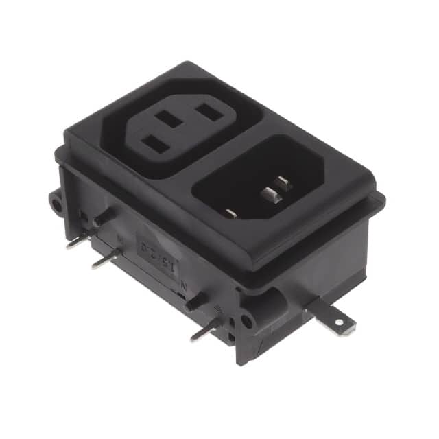 KP01.1052.06 PWR ENT IN/OUT IEC320-2-2F PNL