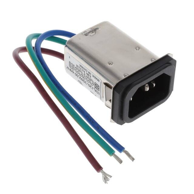 2-6609008-5 PWR ENT RCPT IEC320-C14 PNL WIRE