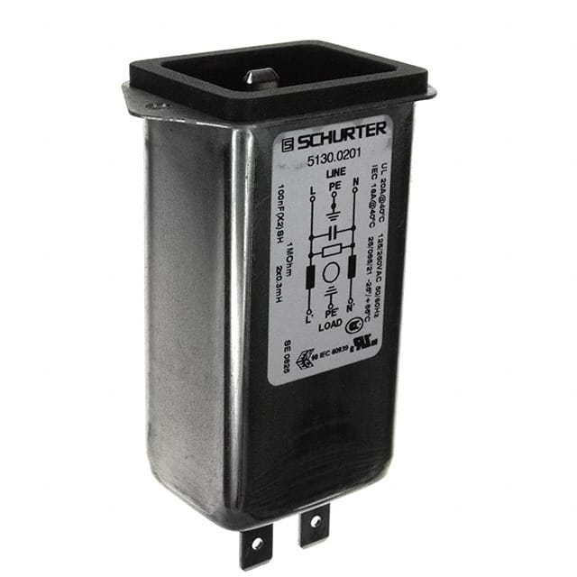 5130.0201 PWR ENT RCPT IEC320-C20 PANEL QC