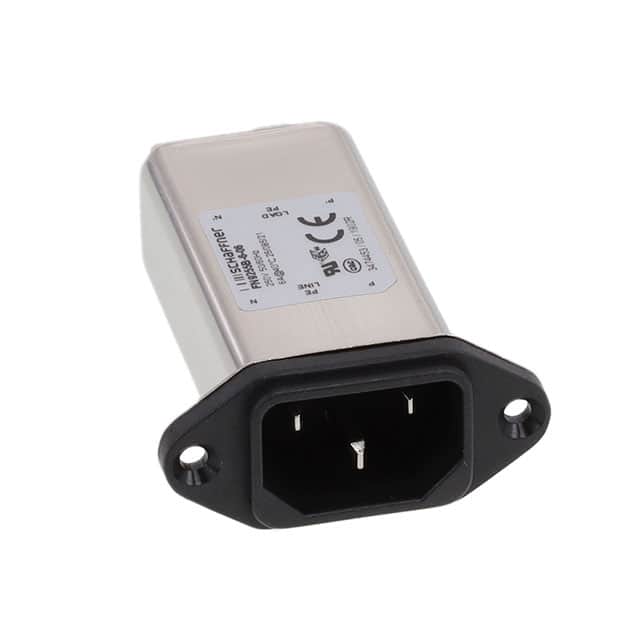 FN9255B-6-06 C14 6A FRONT PANEL MOUNT NO EART