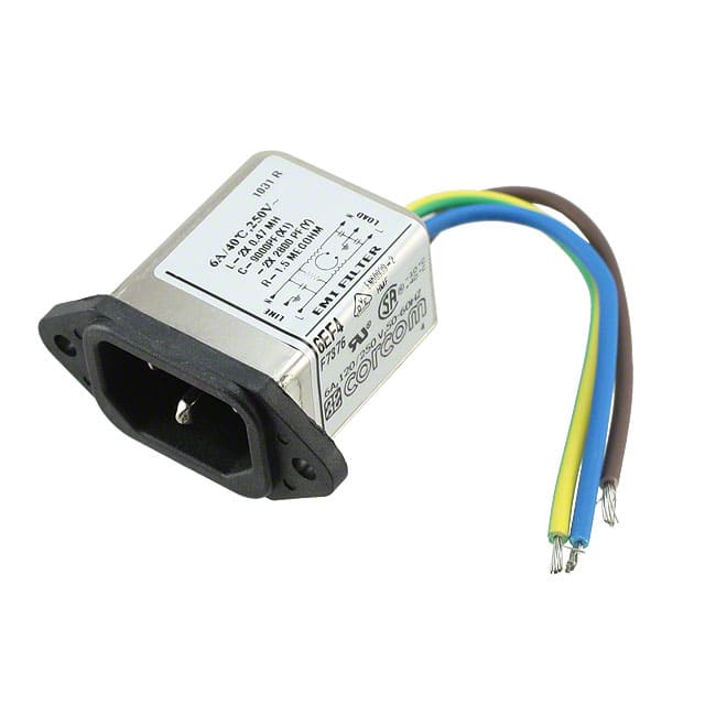 1-6609014-1 PWR ENT RCPT IEC320-C14 PNL WIRE