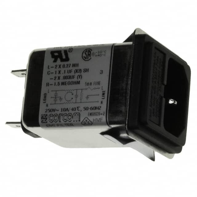 1609117-7 PWR ENT MOD RCPT IEC320-C14 PNL
