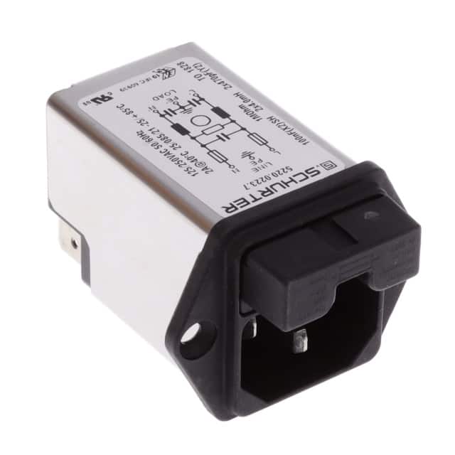 5220.0223.7 PWR ENT MOD RCPT IEC320-C14 QC