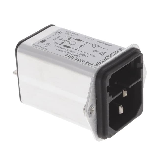 4301.7013 PWR ENT MOD RCPT IEC320-C14 PNL