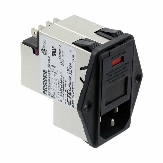 1-6609103-8 PWR ENT MOD RCPT IEC320-C14 PNL