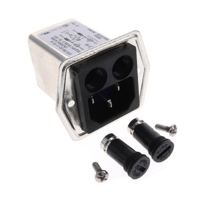 5707.0603.312.01 MOD PWR ENTRY 6A 2POLE IP65 FRNT