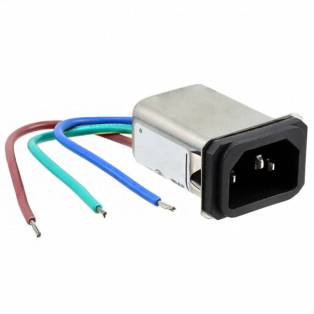 2-6609008-4 PWR ENT RCPT IEC320-C14 PNL WIRE