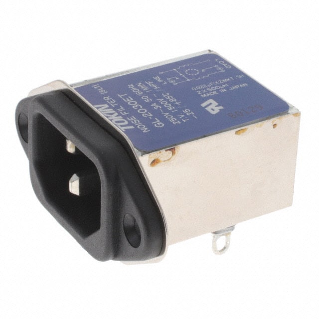 GL-2030ET EMI-RFI FILTERS 250V 3A 300MOHMS