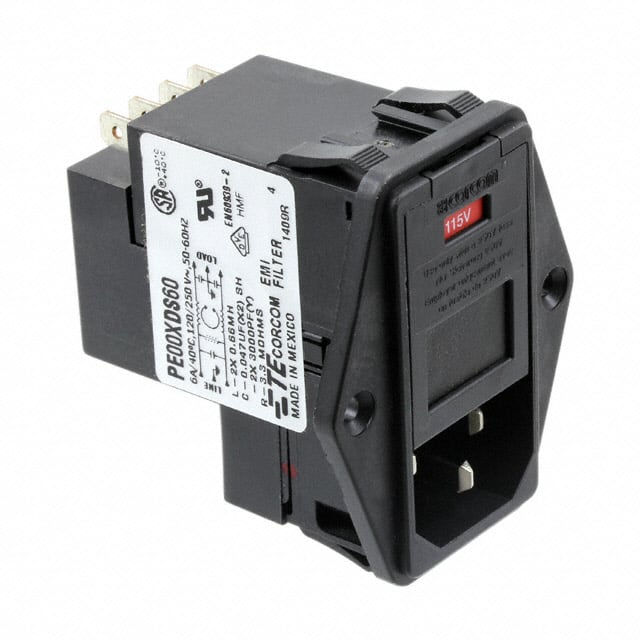 PE00XDS60 PWR ENT MOD RCPT IEC320-C14 PNL