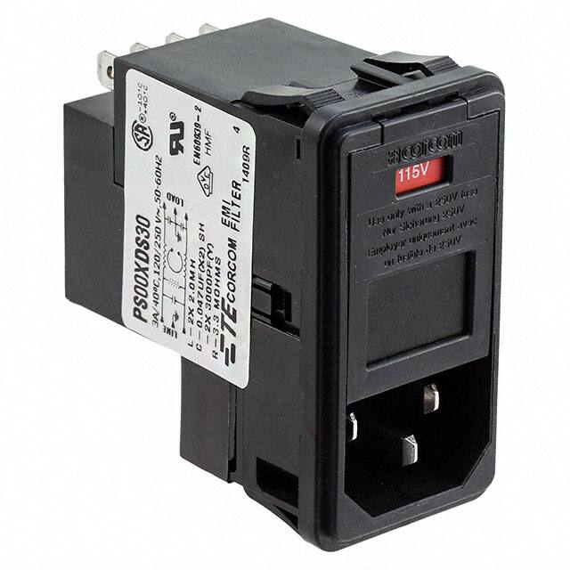 1-6609952-8 PWR ENT MOD RCPT IEC320-C14 PNL