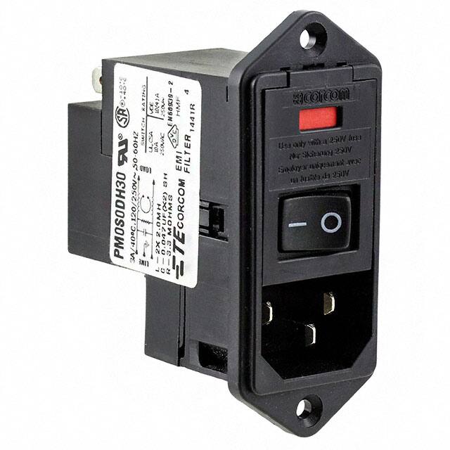 7-6609940-4 PWR ENT MOD RCPT IEC320-C14 PNL