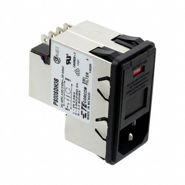 1-6609103-7 PWR ENT MOD RCPT IEC320-C14 PNL