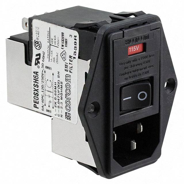 2-6609929-9 PWR ENT MOD RCPT IEC320-C14 PNL