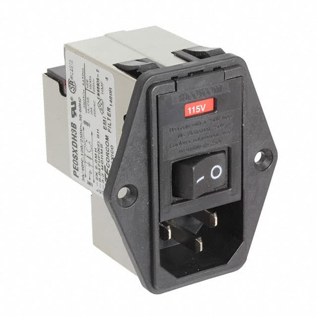 6609929-8 PWR ENT MOD RCPT IEC320-C14 PNL
