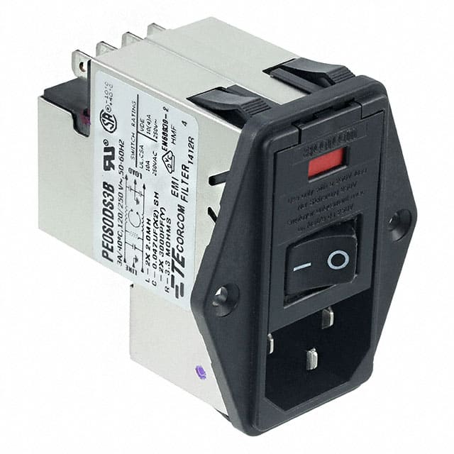 3-6609104-0 PWR ENT MOD RCPT IEC320-C14 PNL