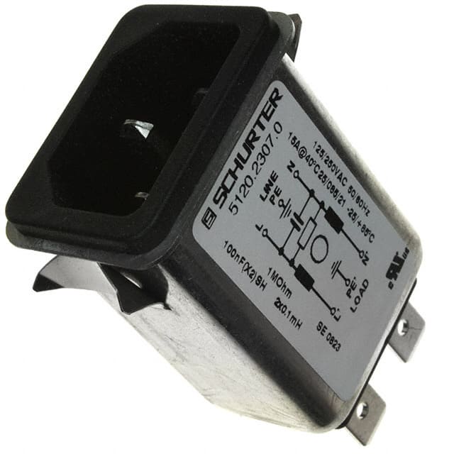 5120.2307.0 PWR ENT RCPT IEC320-C14 PANEL QC