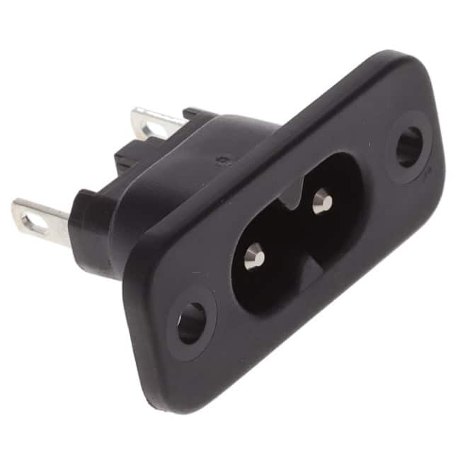 6160.0006 PWR ENT RCPT IEC320-C8 PNL SLDR