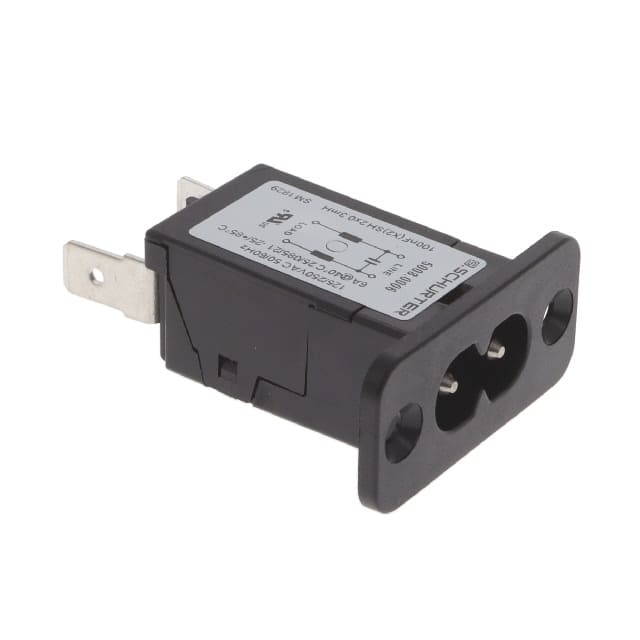 5008.0006 PWR ENT RCPT IEC320-C8 PANEL QC