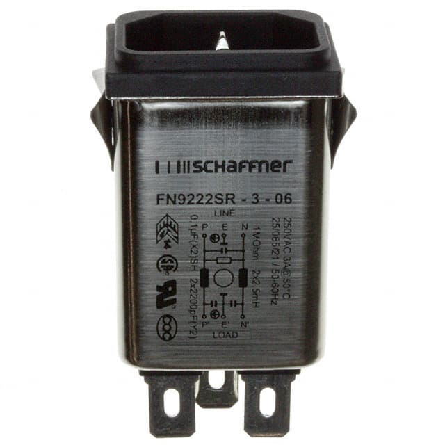 FN9222SR-3-06 PWR ENT RCPT IEC320-C14 PANEL QC