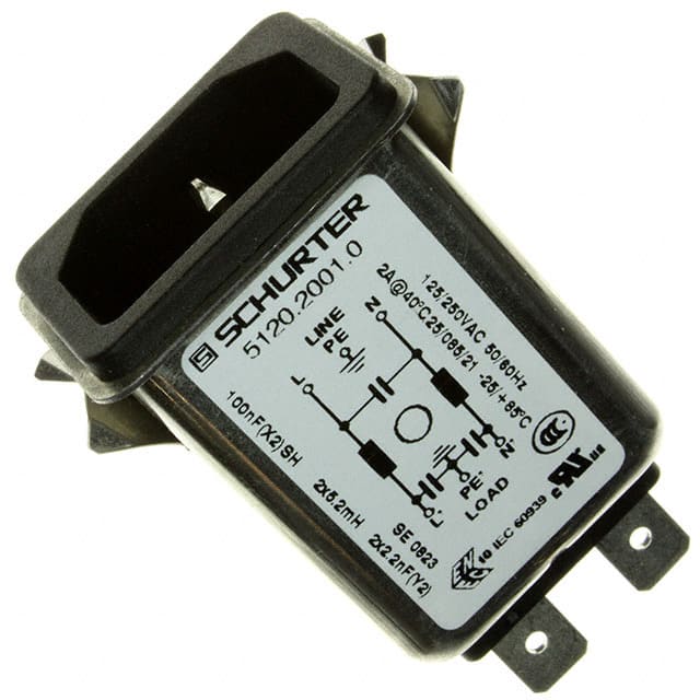 5120.2001.0 PWR ENT RCPT IEC320-C14 PANEL QC