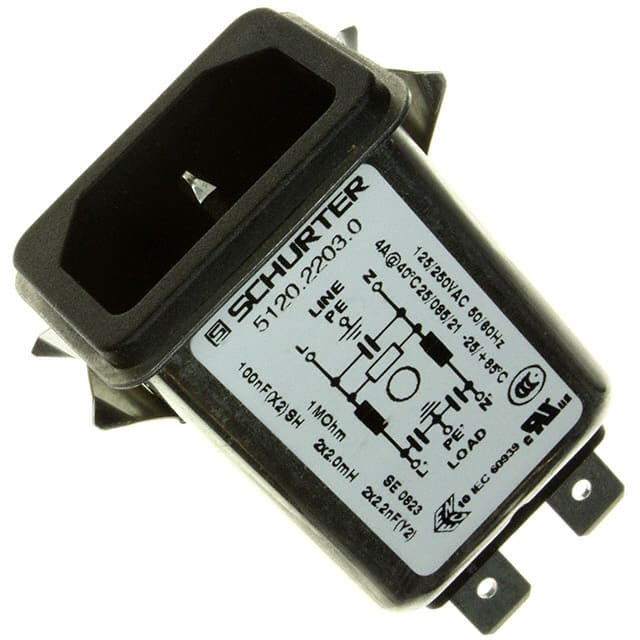 5120.2203.0 PWR ENT RCPT IEC320-C14 PANEL QC