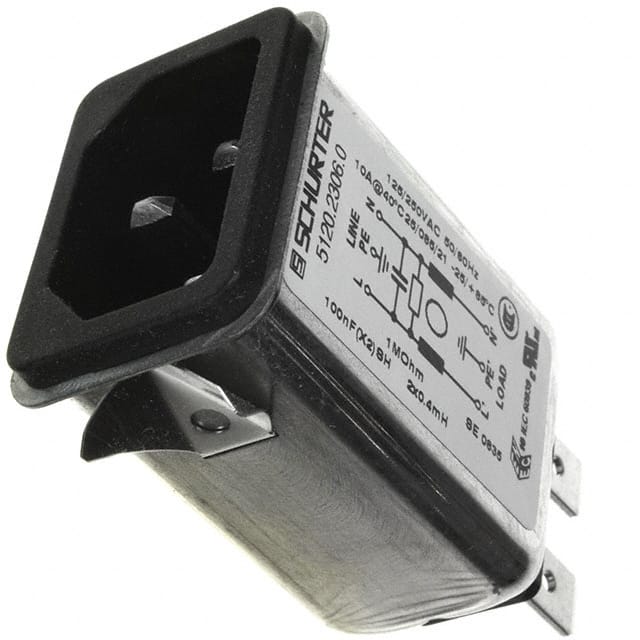 5120.2306.0 PWR ENT RCPT IEC320-C14 PANEL QC