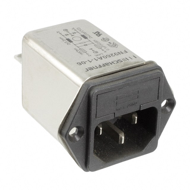 FN9260A1-1-06 PWR ENT MOD RCPT IEC320-C14 PNL