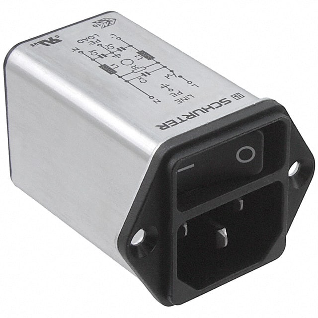 DC12.4102.003 PWR ENT MOD RCPT IEC320-C14 PNL