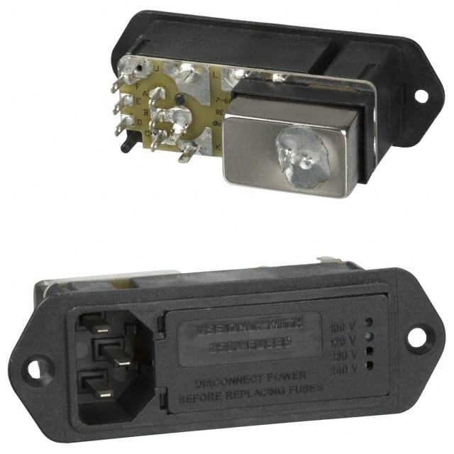 1-6609130-4 PWR ENT MOD RCPT IEC320-C14 PNL
