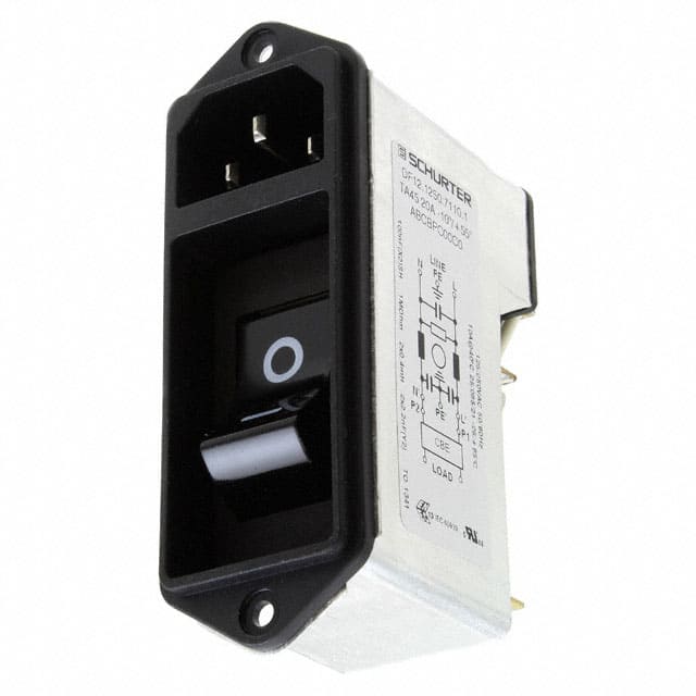 DF12.1250.7110.1 PWR ENT MOD RCPT IEC320-C14 PNL