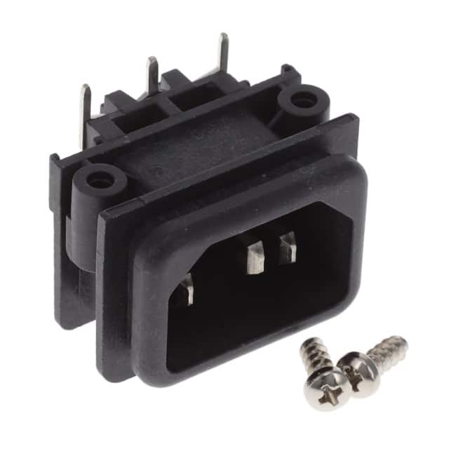 GSF1.0002.51 PWR ENT RCPT IEC320-C14 PNL SLDR
