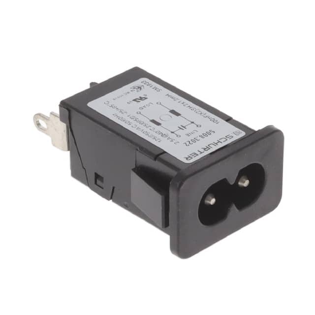 5008.3022 PWR ENT RCPT IEC320-C8 PNL SLDR
