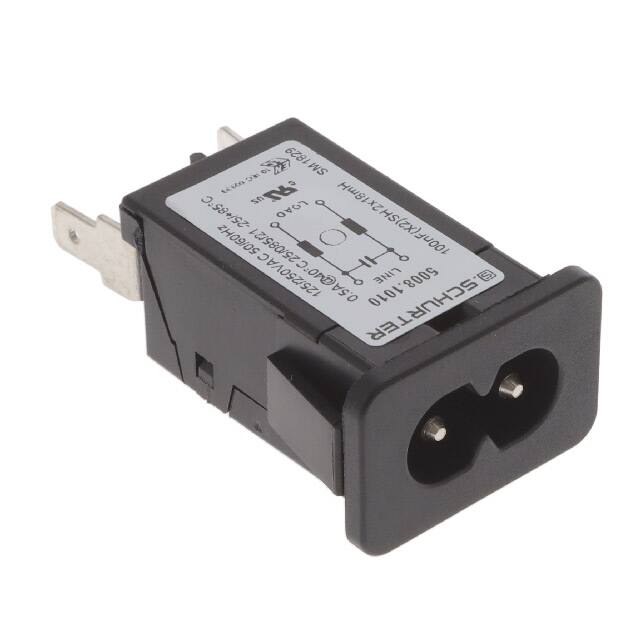 5008.1010 PWR ENT RCPT IEC320-C8 PANEL QC