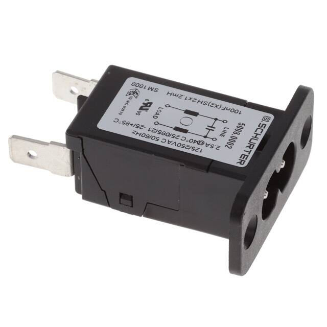 5008.0002 PWR ENT RCPT IEC320-C8 PANEL QC