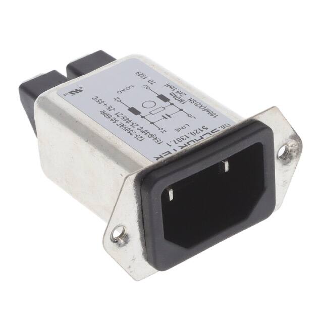 5120.1307.1 PWR ENT RCPT IEC320-C18 PANEL QC