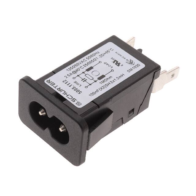 5008.1112 PWR ENT RCPT IEC320-C8 PANEL QC