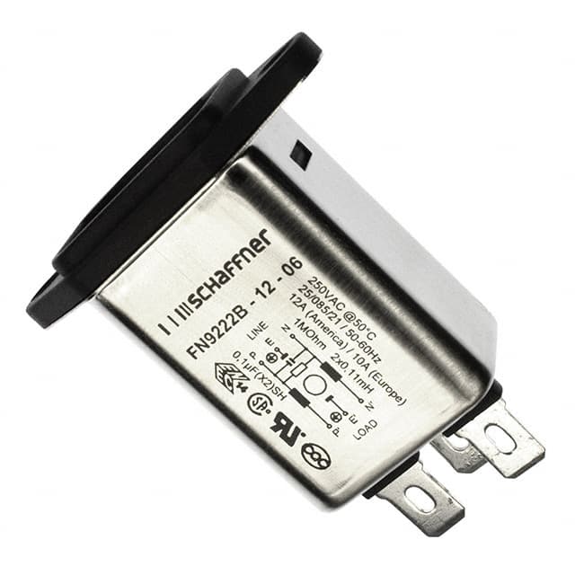 FN9222B-12-06 PWR ENT RCPT IEC320-C14 PANEL QC