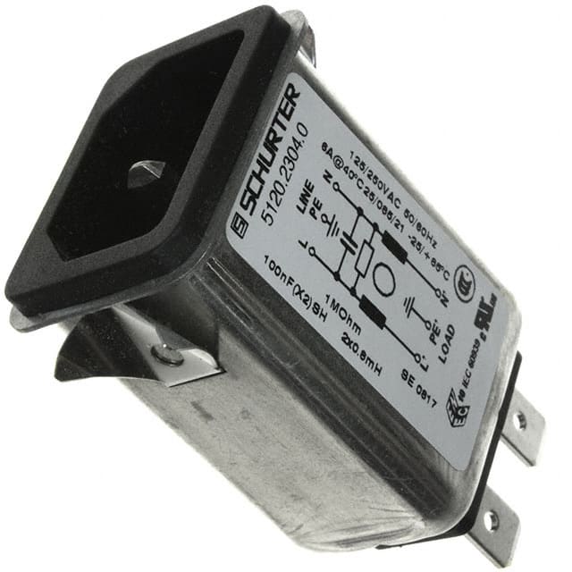5120.2304.0 PWR ENT RCPT IEC320-C14 PANEL QC