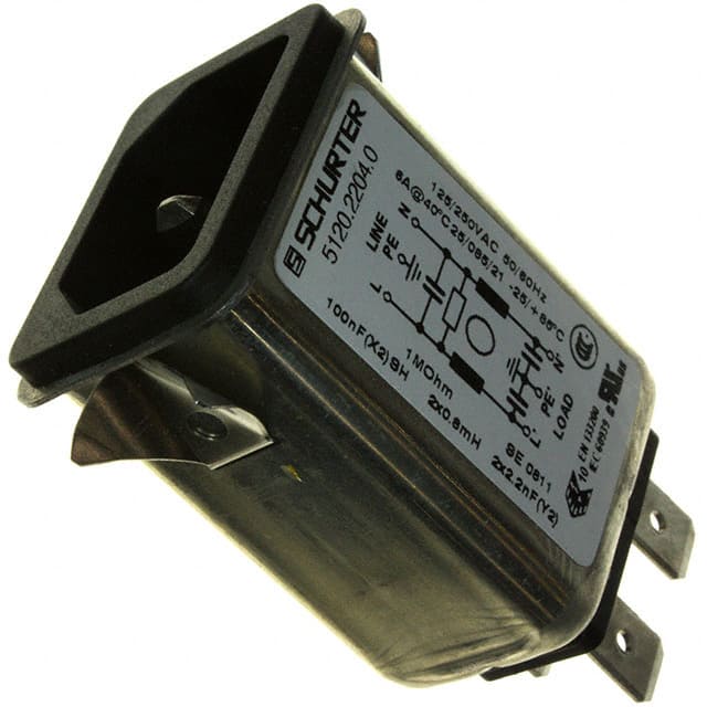 5120.2204.0 PWR ENT RCPT IEC320-C14 PANEL QC