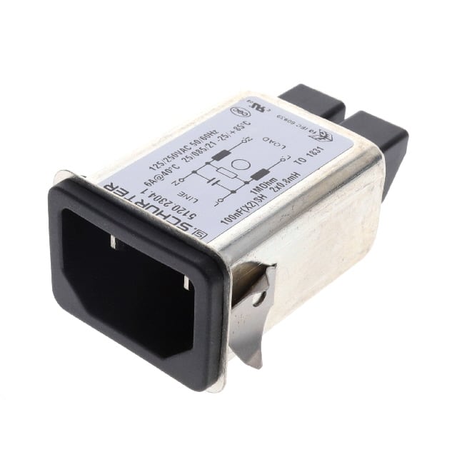 5120.2304.1 PWR ENT RCPT IEC320-C18 PANEL QC