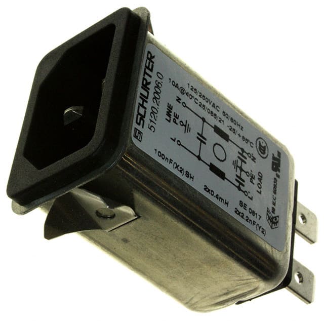 5120.2006.0 PWR ENT RCPT IEC320-C14 PANEL QC