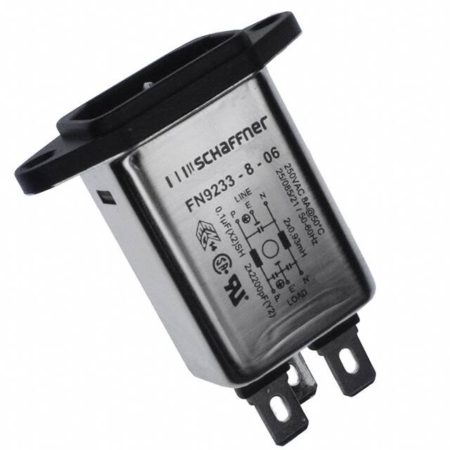 FN9233-8-06 PWR ENT RCPT IEC320-C14 PANEL QC