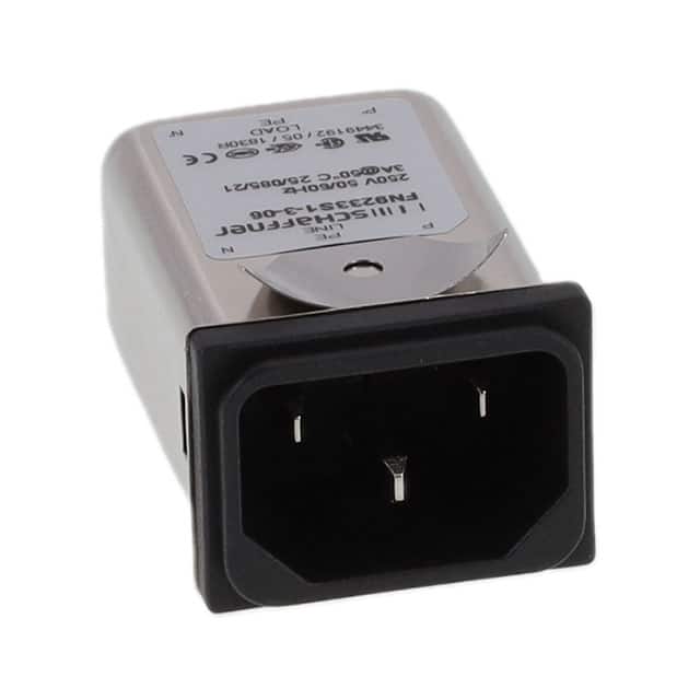 FN9233S1-3-06 PWR ENT RCPT IEC320-C14 PANEL QC