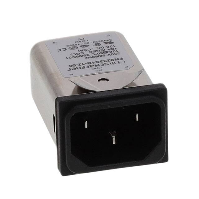 FN9233S1B-12-06 PWR ENT RCPT IEC320-C14 PANEL QC