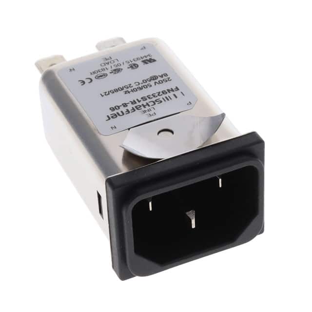 FN9233S1R-8-06 PWR ENT RCPT IEC320-C14 PANEL QC
